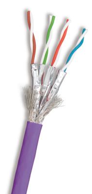 Wholesale Bulk CAT7 SFTP 23AWG PVC Purple Cable IEC60332-1 for  Reliable Networks