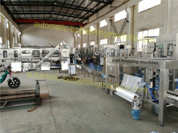 Mineral / Purified 5 Gallon Water Filling Machine PLC Control For 19 Liter 20 Liter
