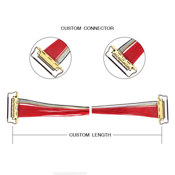 0.5mm Pitch 20453-220T-03 LVDS EDP Cable 20 Pin 20453  VS
