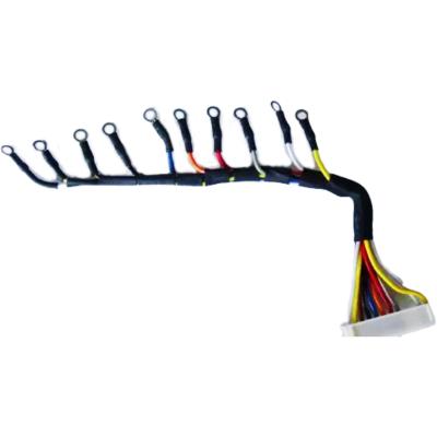 Fio de cobre isolado das cablagens eletrônicas trançado com multi terminal do pino