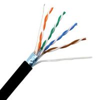Cabo ethernet Cat5 1000ft de cobre desencapado do ftp cada par 1000Mhz do rolo 4