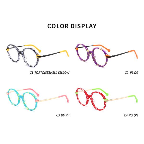 Детей оптически круглая ацетата стекел ширина 45mm объектива рецепта не