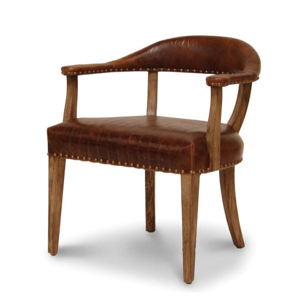 Wholesale event  furniture wooden dining chair leather upholstered chair with nails event rental restaurant chair