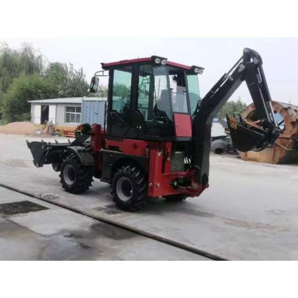 Mechanization WZ35-10 Backhoe Loader with 1 Ton Rated Load and 190° Boom Rotary Angle