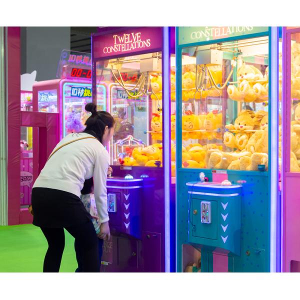 12 созвездий игрушки плюша заполняя машину, машину крана аркады 3 цветов