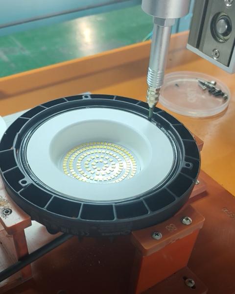 Industrial Glue Dispensing Machine Designed for LED Panel Light Sealing Providing Uniform Adhesive Application and Operation