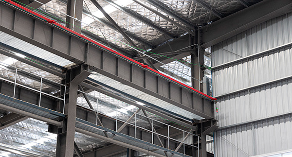 Q235 Q355 Prefabricated Metal Warehouse , Light Frame Steel Construction Buildings