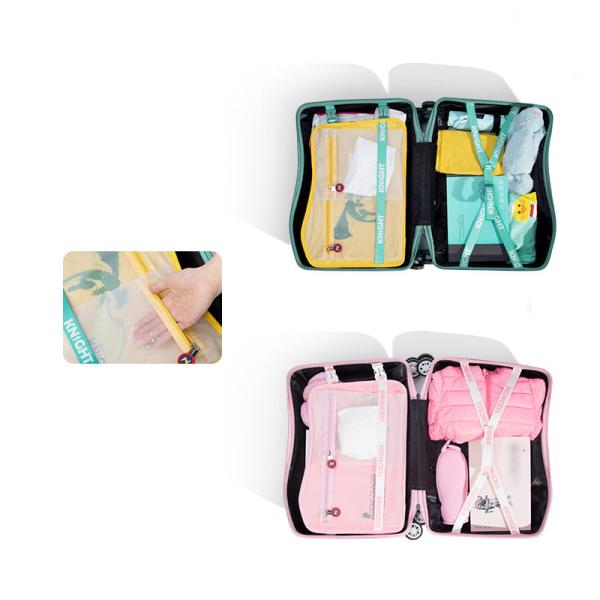 NHL021-7 high quality PC 20 inch kids scooter trolley case 3D cartoon travlling universal wheel  suitcase