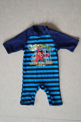 80%polyamide;20%elasthane baby's swimsuit for printed rash guard