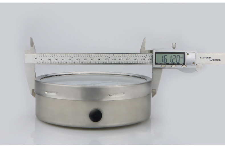Customized OEM Support Y160BF 150mm 304ss High Pressure Gauges for Oxygen Gas Liquid Oil