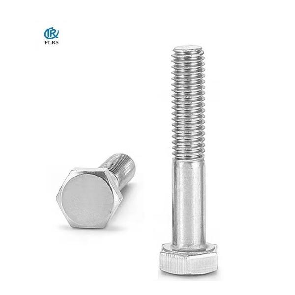 Stainless Steel Hexagon Head Bolts Half Thread DIN931 / M10