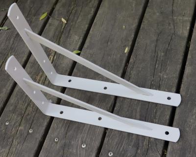 Suporte de prateleira de canto resistente/suportes de ângulo de aço resistentes 30mm 10 polegadas