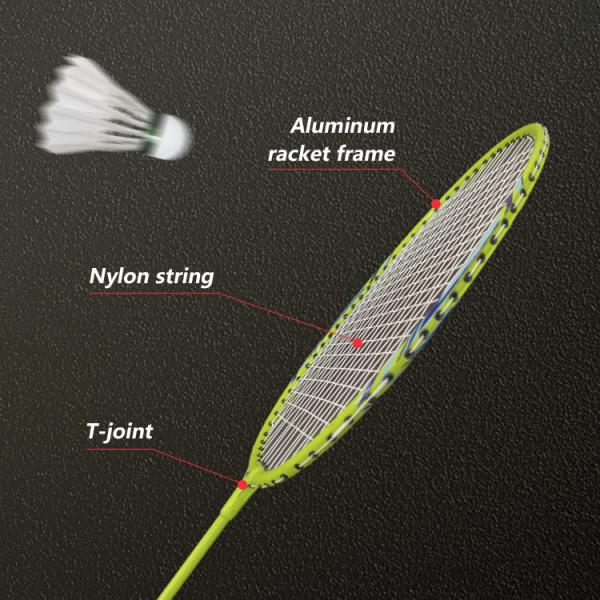 Aluminum 798 Badminton Racket Set Multi Colors Junior Badminton Racquet With Bag