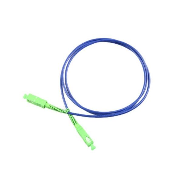 LSZH/PVC Cordão de revestimento de fibra óptica G657A2 Sm 2.0/3.0mm Sc APC Simplex/Duplex
