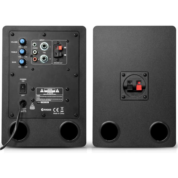 E808 Active Studio Monitor 80W Wooden Cabinet Speaker