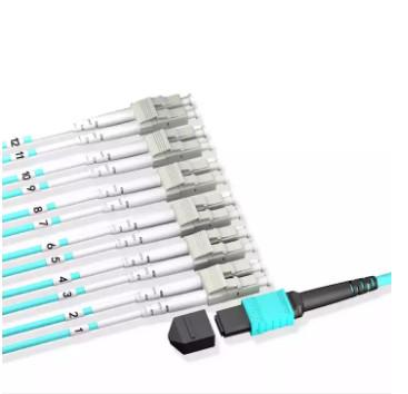 OM3/OM4/OM5 Fiber Breakout Cable SC LC MPO MTP Optical Fiber Patch Cord