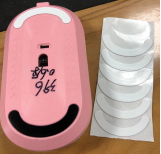 patines des alta temperatura oscuros del deslizamiento de 0.7m m Grey Mouse Feet PTFE UPE