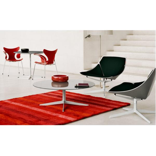 Modern design office chair leather sofa black leisure chairs set for office and hotel