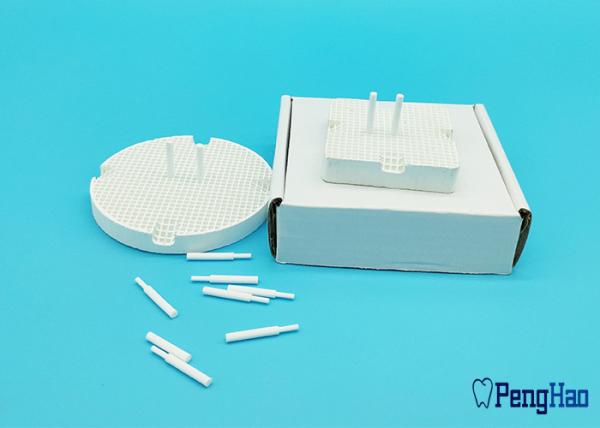 Square Shape Dental Honeycomb Firing Tray 2 Sizes Optional With Ceramic Pins