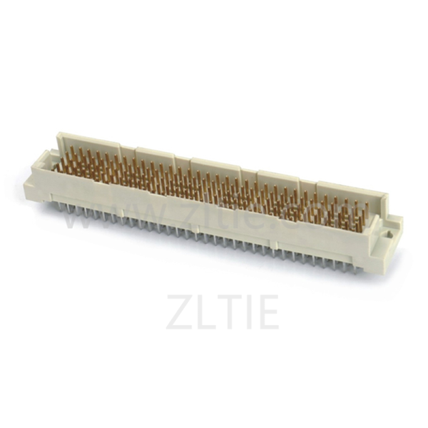 DIN41612 128 Pin PCB Connector Vertical Four Row Male Plug High Density Design