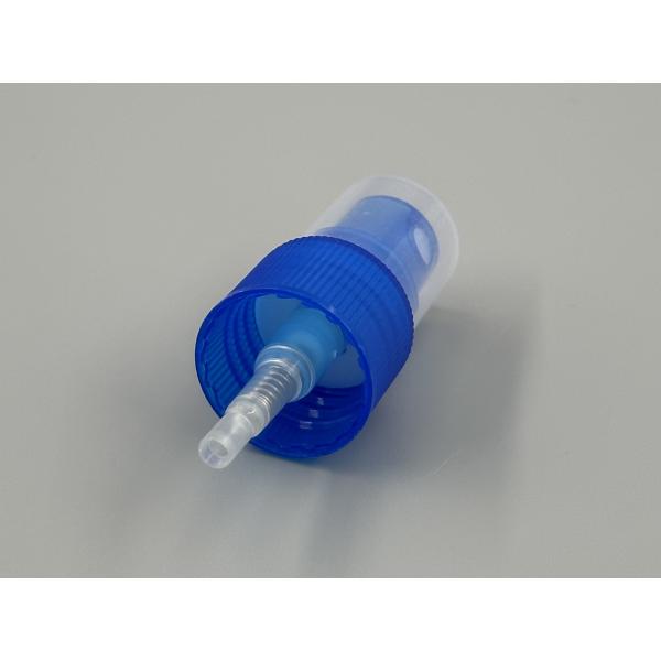 Прямая туманная распылительница 20/410 Ручная бутылка распылитель синий распылитель насос для косметической упаковки