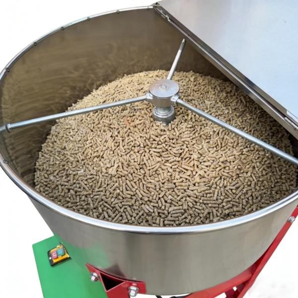 300 - 500kg/h Industrial Grain Mixer Stainless Steel High Capacity Animal Feed Blender