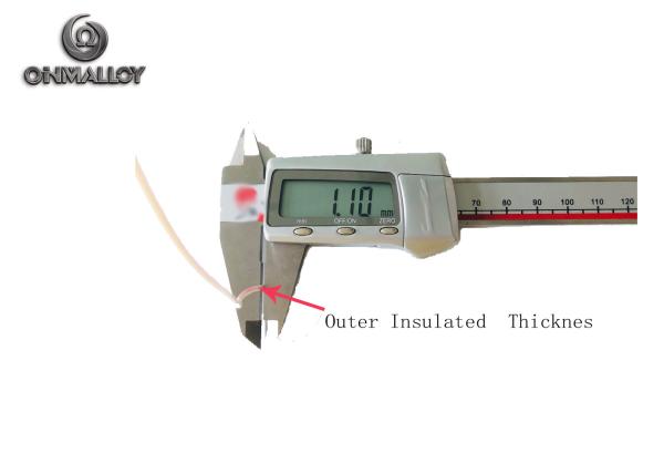 Ultra Thin k type Thermocouple Cable Insulated AWG 29 Flexible with PVC Coated