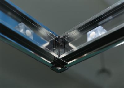 Standard Size Sliding Glass Bathroom Shower Room Aluminium Alloy Frame Material
