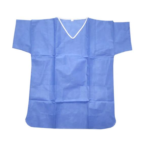Disposable medical nurse pajamas patient's shirts and pants scrub suit patient gown