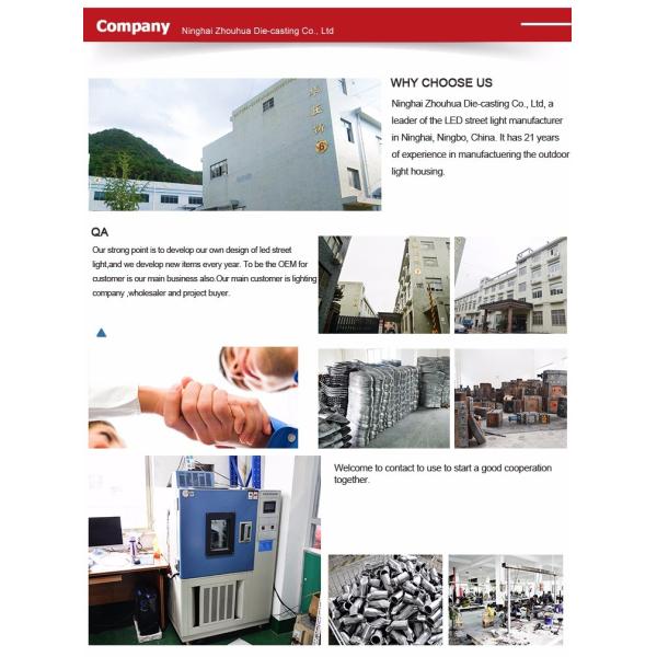 150-300 Watt LED Street Light Fixtures PC Lens With Adjustable Bracket ADC03 Aluminium Material