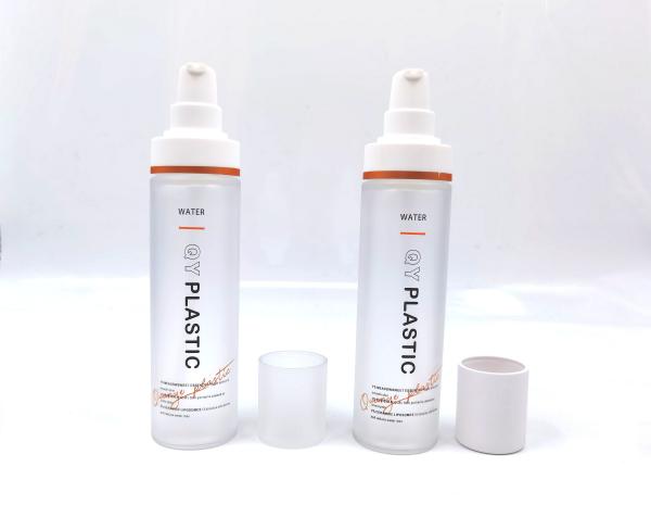 Garrafa cosmética plástica do soro grosso luxuoso da cara da parede com bomba 150ml da loção