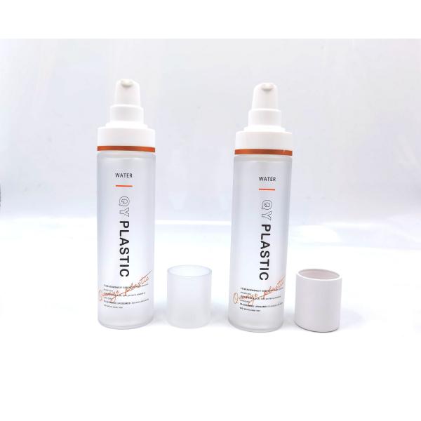 Luxury Thick Wall Face Serum Plastic Cosmetic Bottle With Lotion Pump 150ml