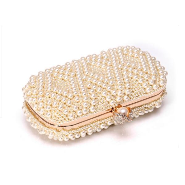 Cross-border new pearl dinner bag European and American lady banquet bag celebrity dress evening bag