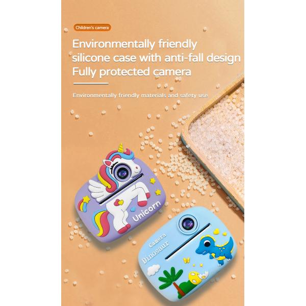 Children Cameras Silicone Cases Kids Photography HD Video Camera Toys