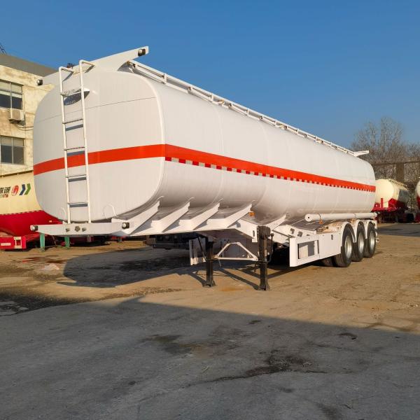 Factory 3 Axle 50CBM Oil Petrol Gasoline Diesel Transport Heavy Duty Tanker  Dual Drive Semi Truck Trailer Semi Trailer Tank