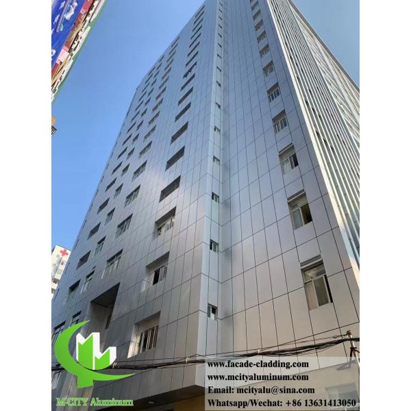 Массивная алюминиевая оболочка 3 мм ПВДФ 15 лет гарантия внешнее оформление для фасада