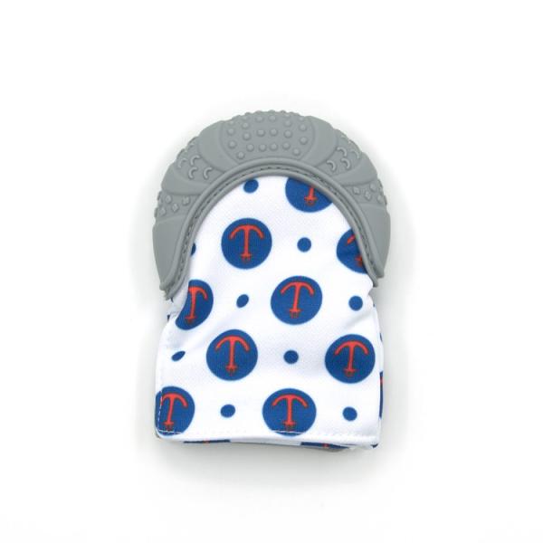 Toy BPA Free Baby Teething Mitten Food Grade Silicone Classical Shaped