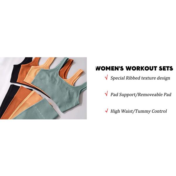 Ребристый безшовный безшовный набор фитнеса спортзала носки йоги