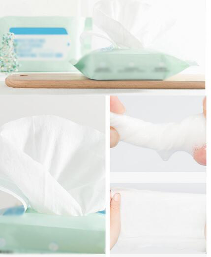 Daily Skin Cleaning Large Hand Sanitizer Wipes , 30 Sheets Alcohol Free Antiseptic Wipes