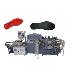 Color de la máquina una de la inyección directa plástica rotatoria de los lenguados que moldea por completo automático