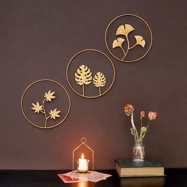 Europe Metal Light Luxury Wall Decoration