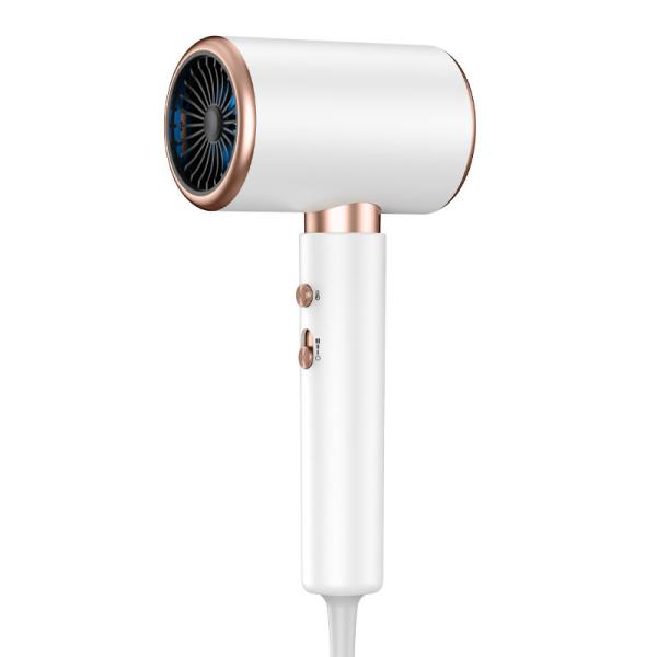 2000W Big Power Fast Drying White Household Negative Ion Hair Dryer With Attachments