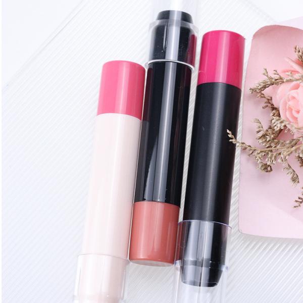 Empty Round Blush Stick Crayon Lipstick Eyeshadow Contour Concealer Tube Packaging