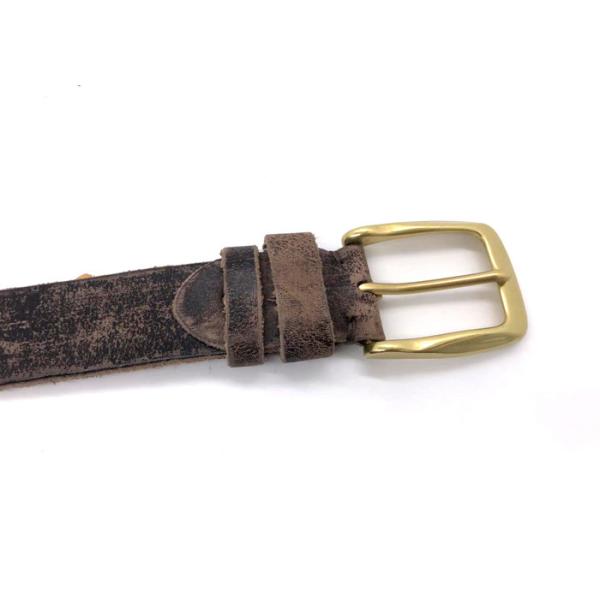 Causal Style Men Genuine Leather Belt With Classic Single Prong Buckle