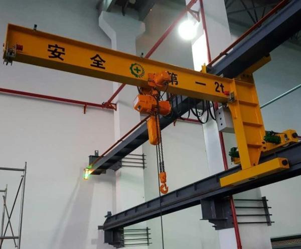 1t Electric Rotation Sliding On The Wall Cantilever Jib Crane Used On The Wall