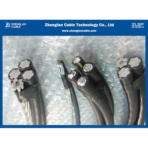 XLPE Insulated Aluminum 4 Core 16mm Aerial Bundled Cable
