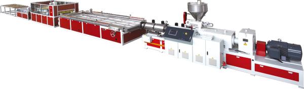 Door Panel PVC WPC 600mm Plastic Profile Extrusion Machine