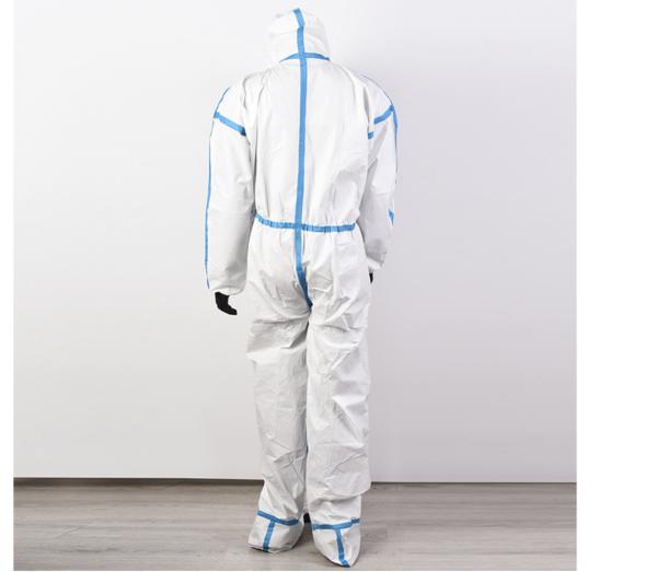 Non-woven Coveralls: SMS, PP+PE, 20-100gsm, Breathable & Soft