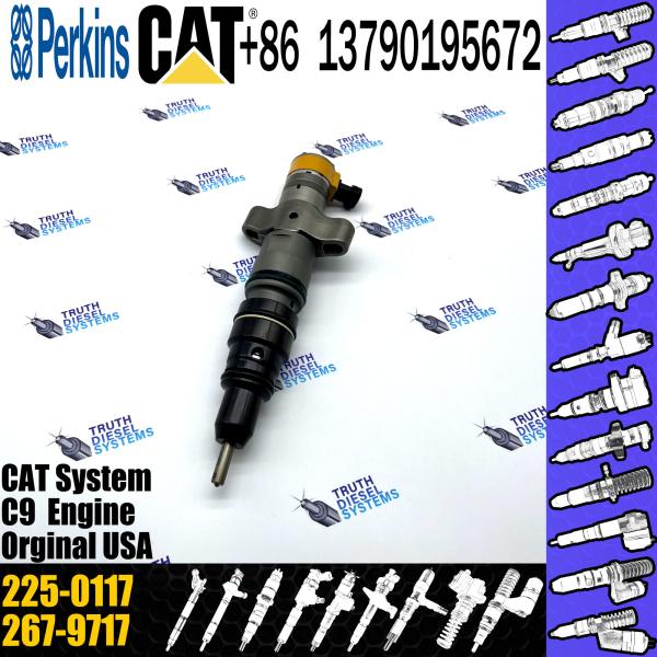 Cat C9 engine injectors 2250117 Common Rail Fuel Injector 225-0117 for Caterpillar c9 injectors 225 0117