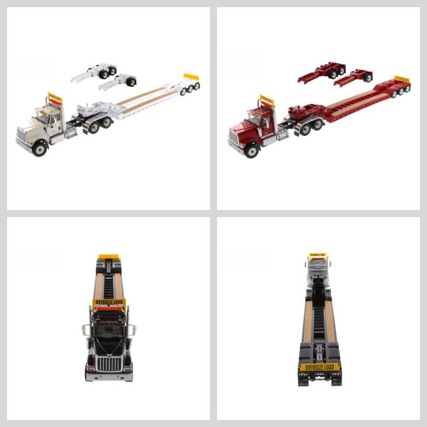 Diecast Masters International Camion Plateforme DM TRAILER Modèle de Tête de Conteneur en Alliage 71017 1/50